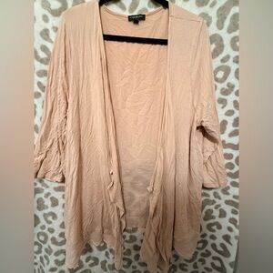 Lane Bryant Pink 3/4 sleeve cardigan - 18/20